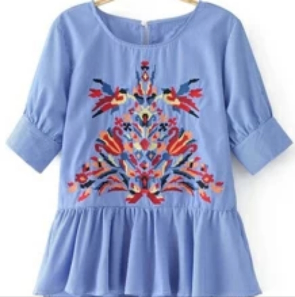 Embroidered blouse - Picture 4 of 4